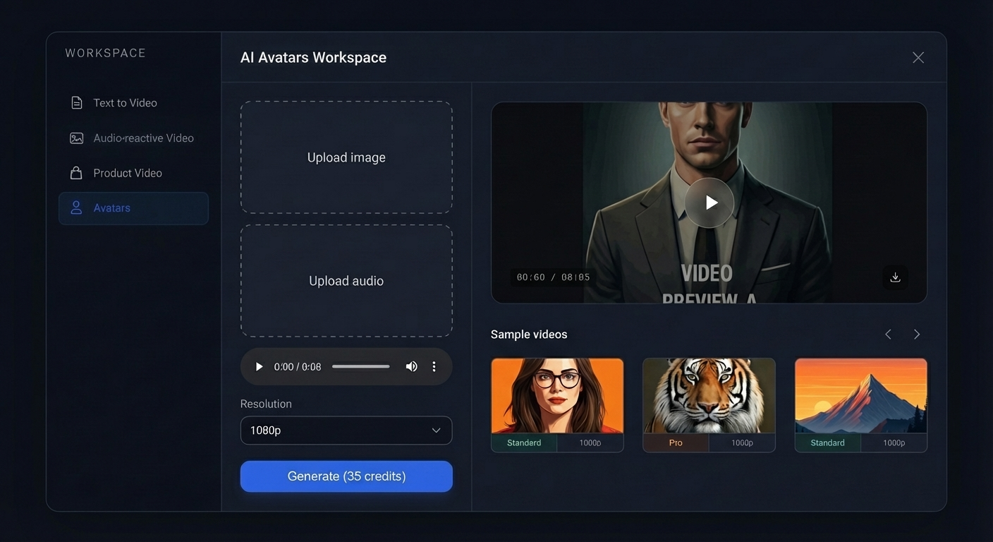 Generate Stunning Music and Lyric Videos